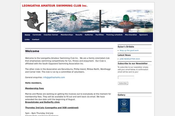 Weaver II theme site design template sample