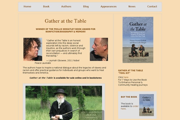 Gather theme site design template sample
