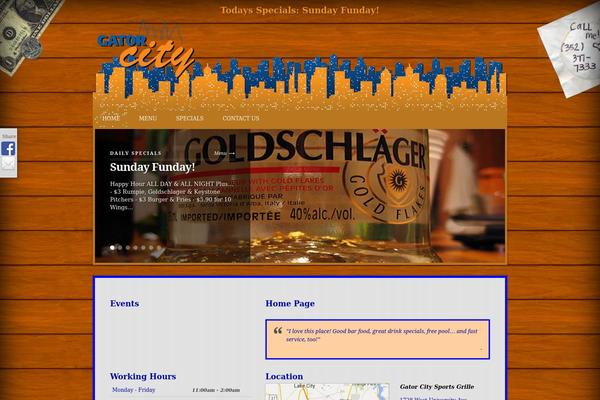 gator-city.com site used Wp_lucullan5