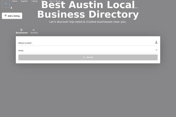 My-listing theme site design template sample