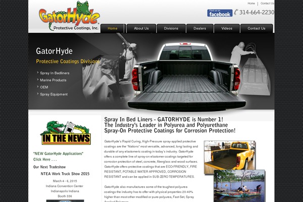 gatorhyde.com site used Planet-hosting