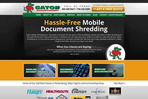gatormobileshredding.com site used Ingage-theme-3