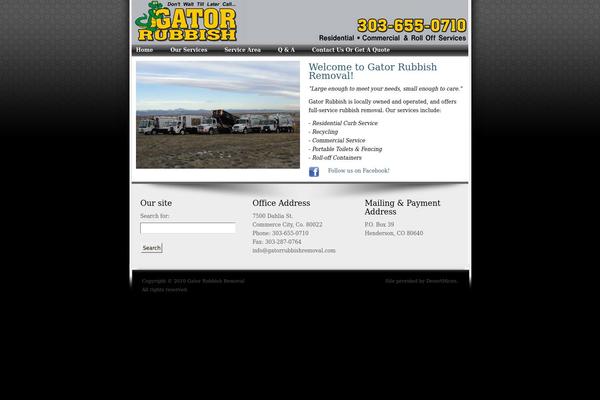 gatorrubbishremoval.com site used Essence-dark