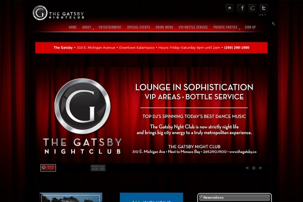 Prestige theme site design template sample