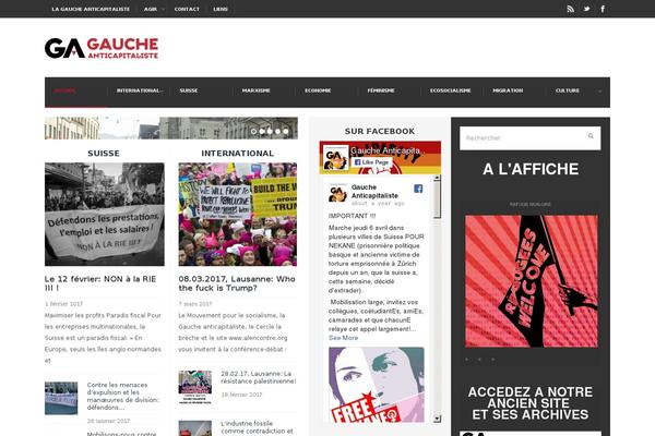 GrandNews theme site design template sample