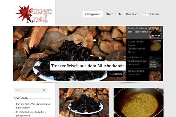 CookingPress theme site design template sample