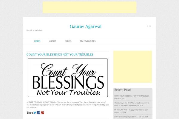 MesoColumn theme site design template sample