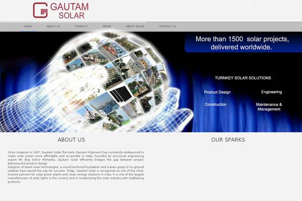 Site using Wp photo text slider 50 plugin