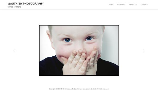 gauthierphotography.com site used Photocrati-theme-4.8-update