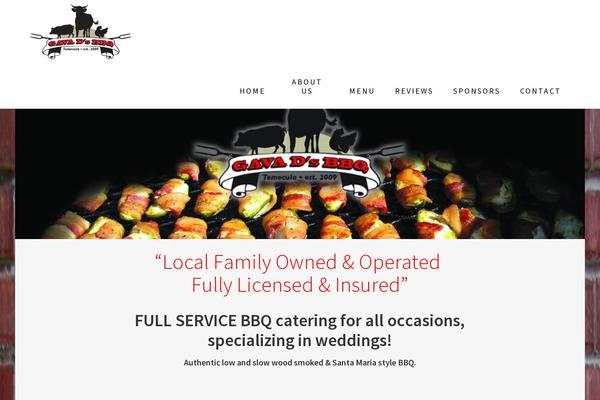 One Page Express theme site design template sample
