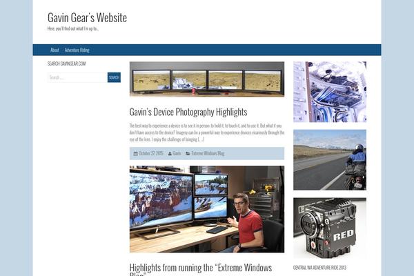 gavingear.com site used Salt