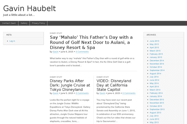 Magazine Basic theme site design template sample