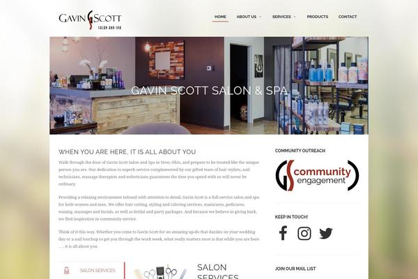 Jacqueline theme site design template sample
