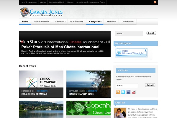 Spectrum theme site design template sample