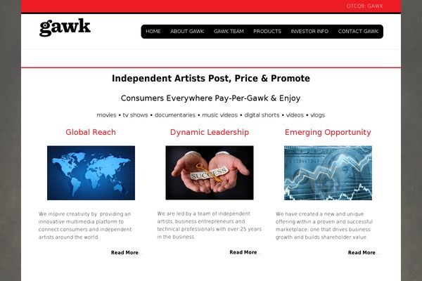 gawkinc.com site used Concept