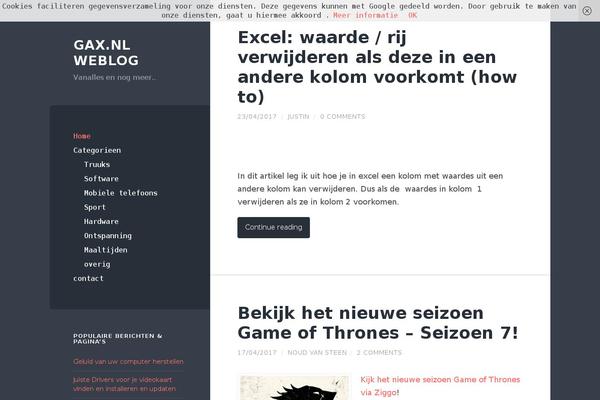 Wilson theme site design template sample
