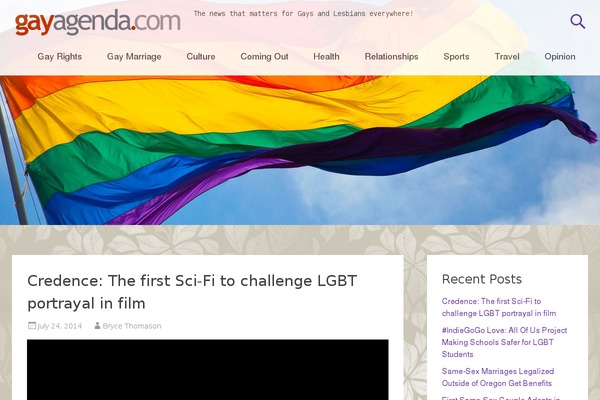 Radiate Pro theme site design template sample