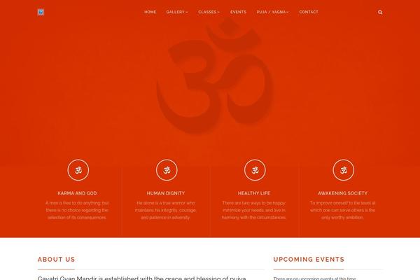 Site using Themeum-tweet plugin