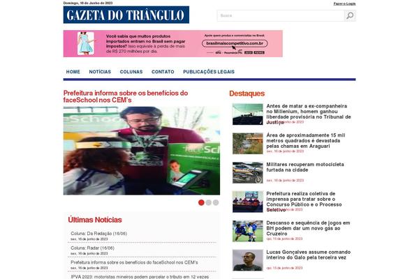 gazetadotriangulo.com.br site used Gazeta