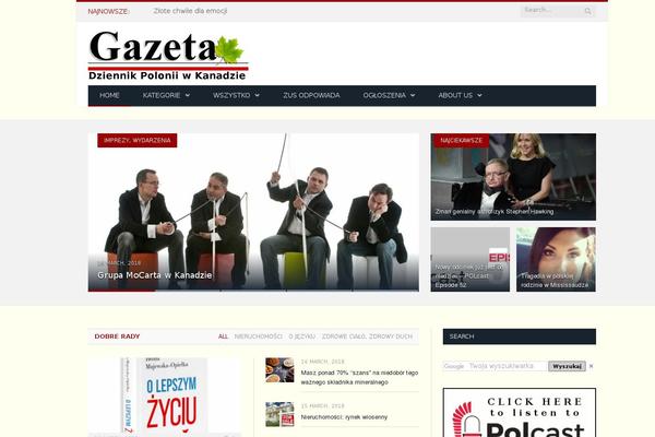 SmartMag theme site design template sample