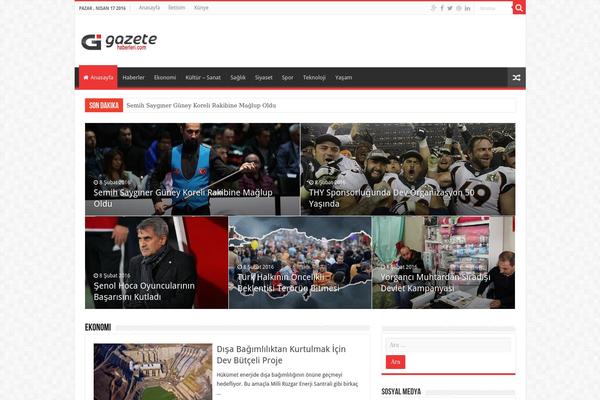Sahifa theme site design template sample
