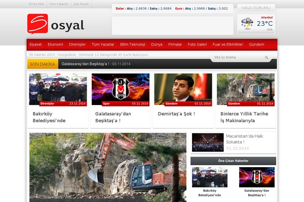 gazetesosyal.com site used Yhaber