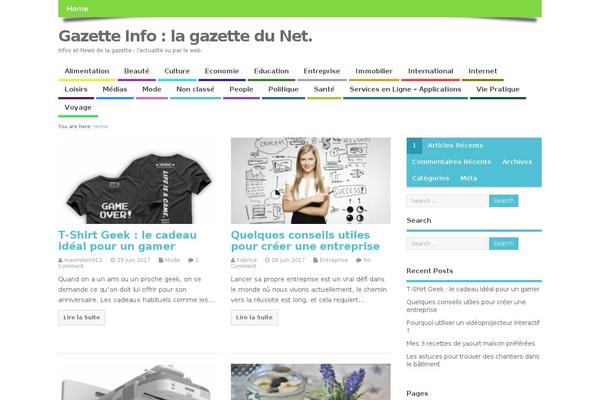 gazetteinfo.fr site used MesoColumn