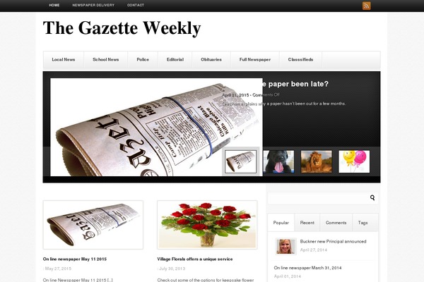 gazetteweekly.com site used London Live