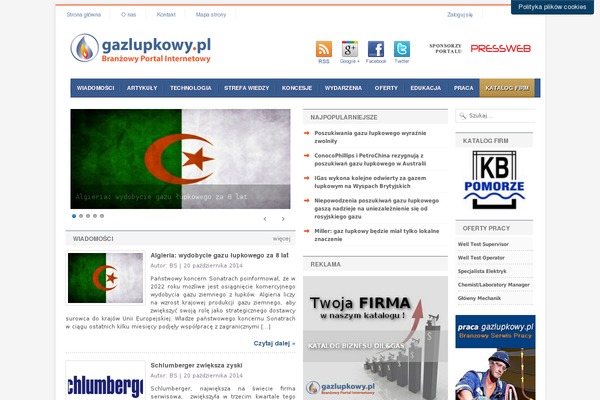 gazlupkowy.pl site used Gwen