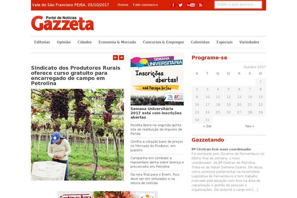 gazzeta.com.br site used NewsBook