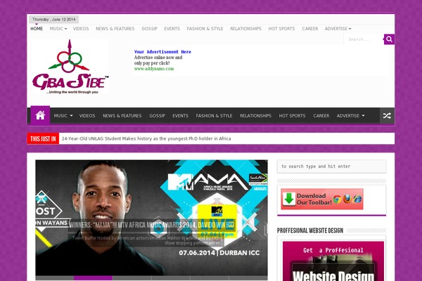 Braxton theme site design template sample
