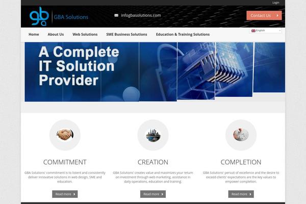 Realia theme site design template sample