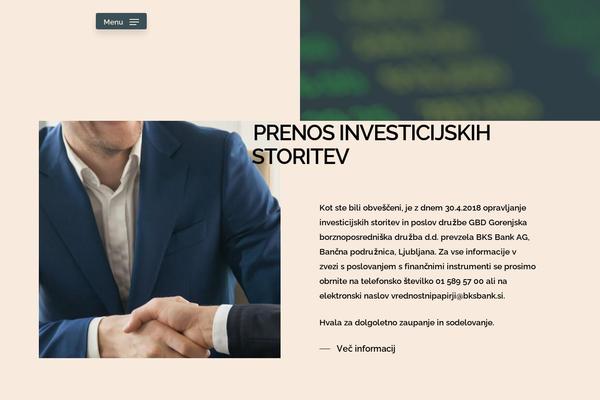 Site using Salient-core plugin