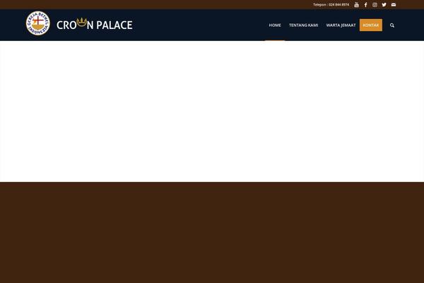 Enfold theme site design template sample