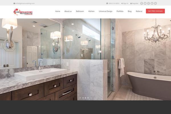 Aaika theme site design template sample