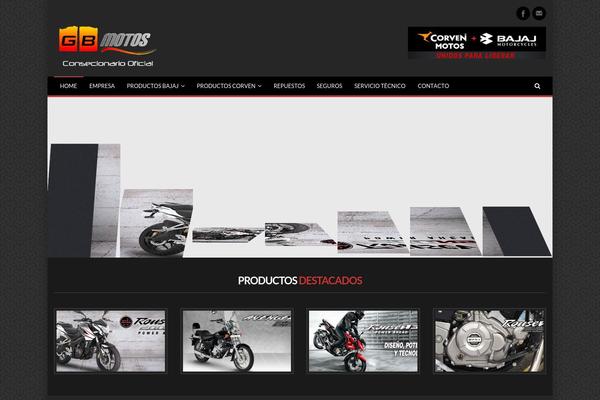 gbmotos.com.ar site used Mx-theme