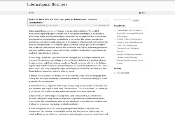 Nest theme site design template sample