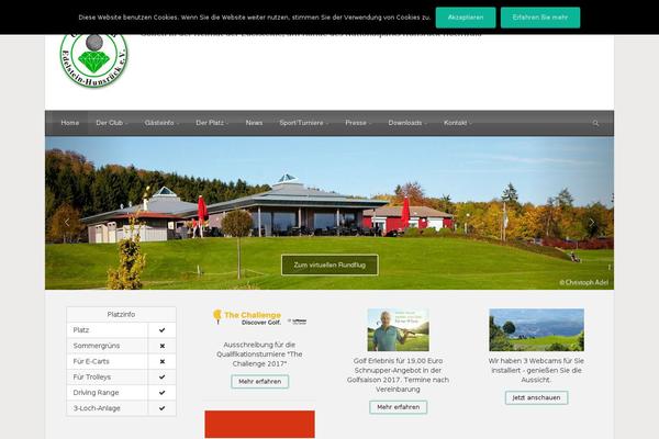 Site using Easy Heads Up Bar plugin