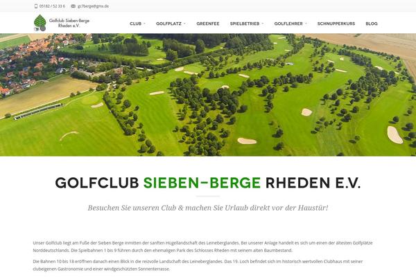 Savia theme site design template sample