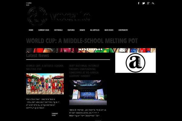 The Newswire theme site design template sample