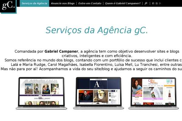 Gc theme site design template sample