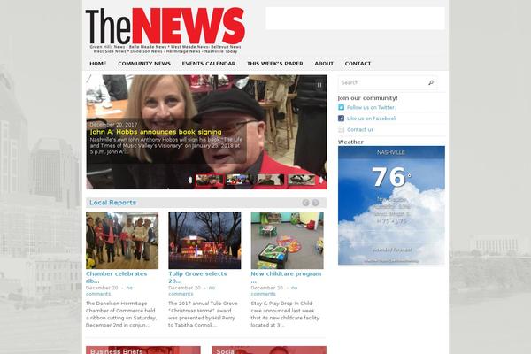 Site using Awesome Weather Widget plugin