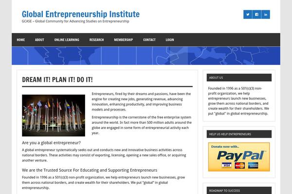 Dynamic News theme site design template sample
