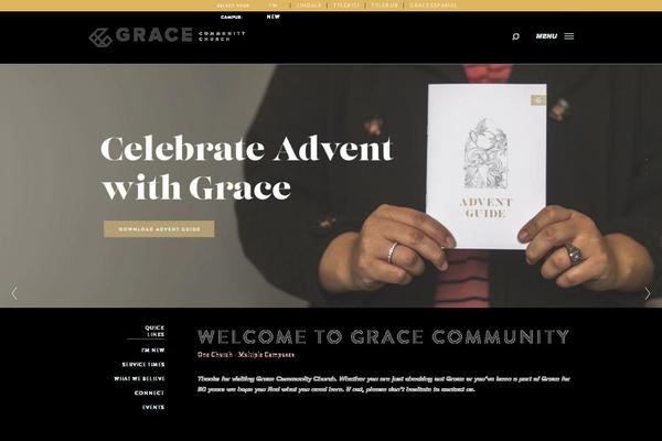 Grace theme site design template sample