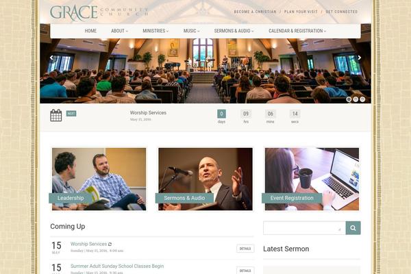 NativeChurch theme site design template sample