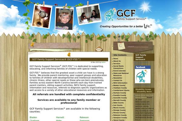 Wooden-fence theme site design template sample