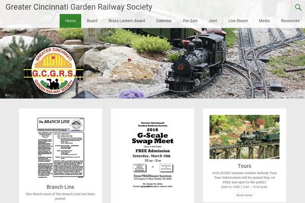 Radiate theme site design template sample