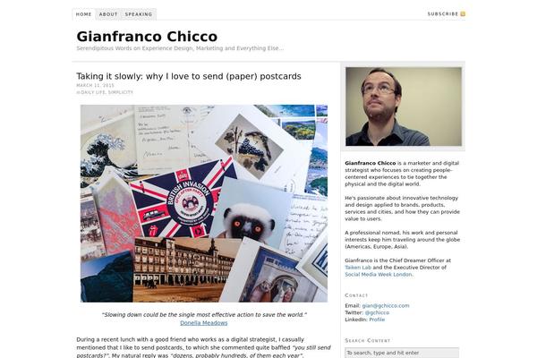 Thesis 1.8.5 theme site design template sample
