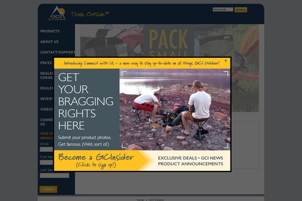gcioutdoor theme websites examples