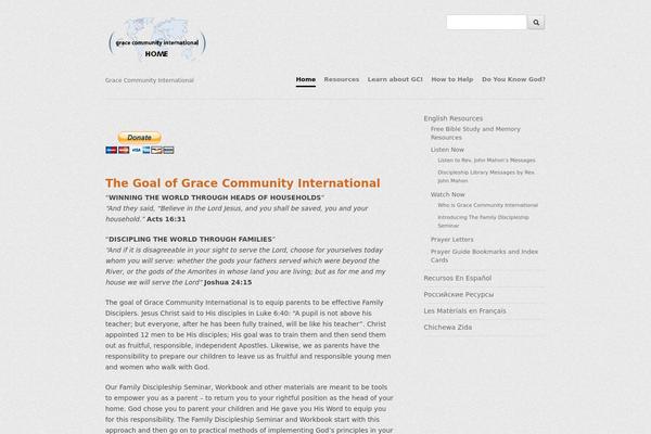 Site using Column Posts plugin